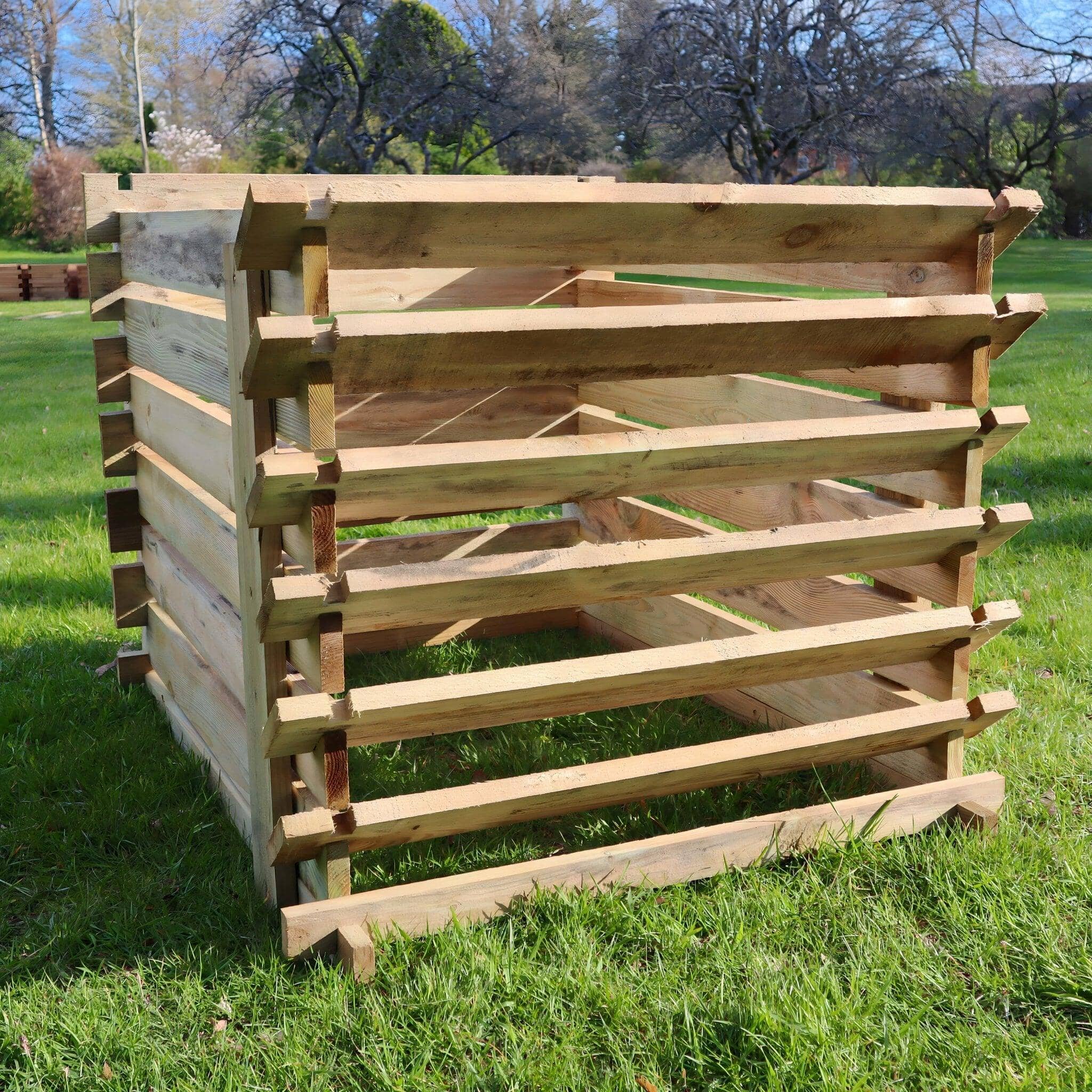 murodec 718 Litre Easy Fill Wooden Compost Bin – Pressure-Treated Pine