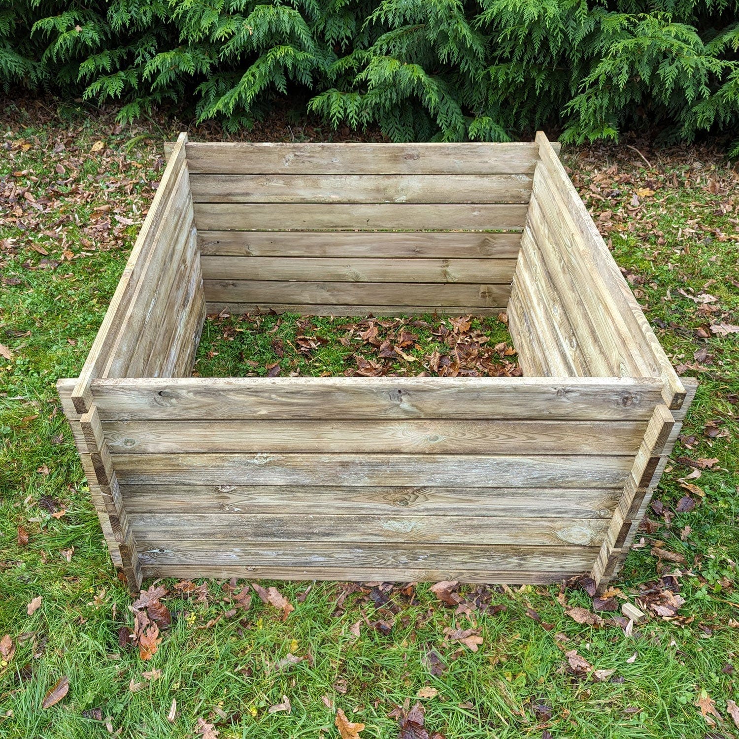 murodec 893 Litre Large Wooden Compost Bin – Slatted Airflow Composter