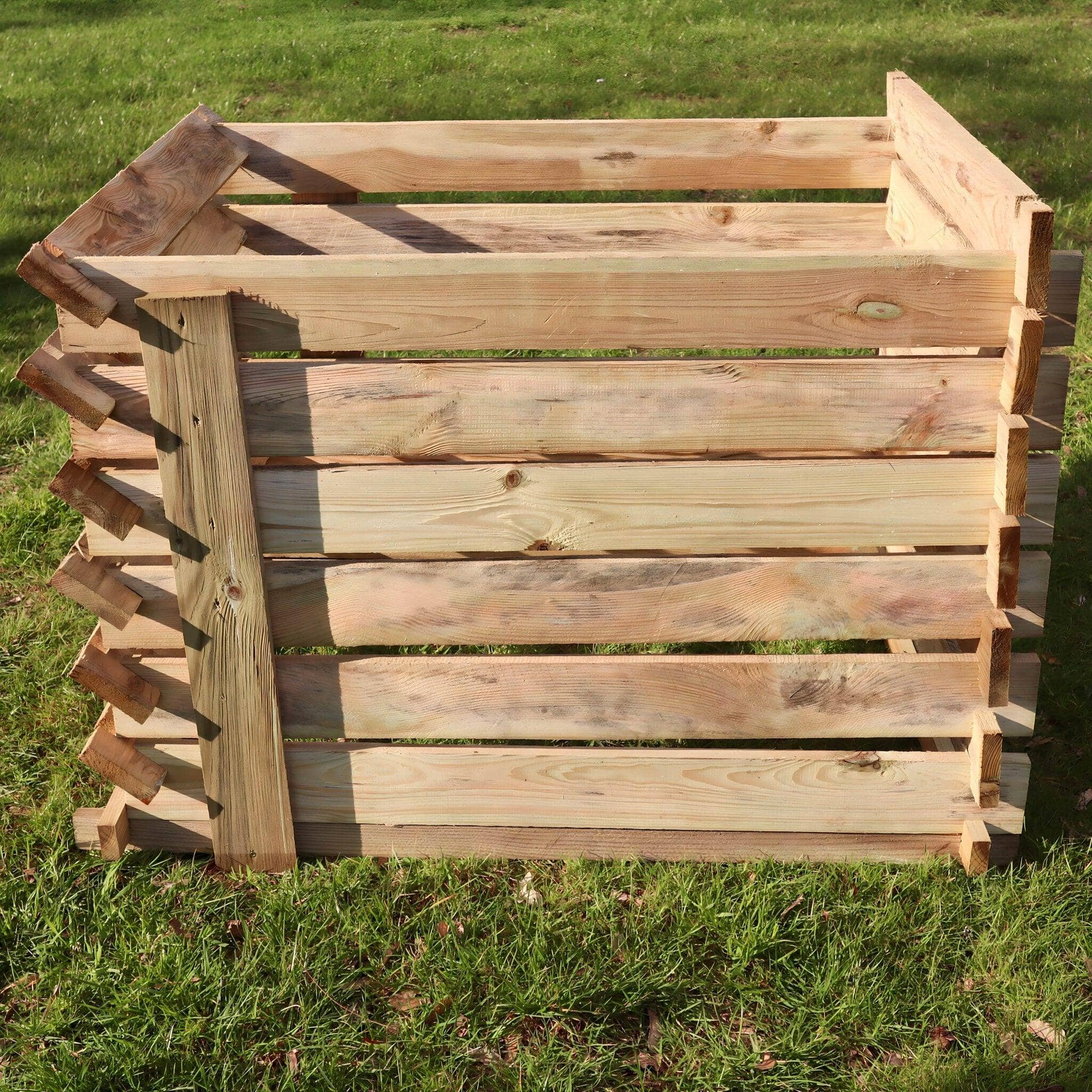 murodec 718 Litre Easy Fill Wooden Compost Bin – Pressure-Treated Pine