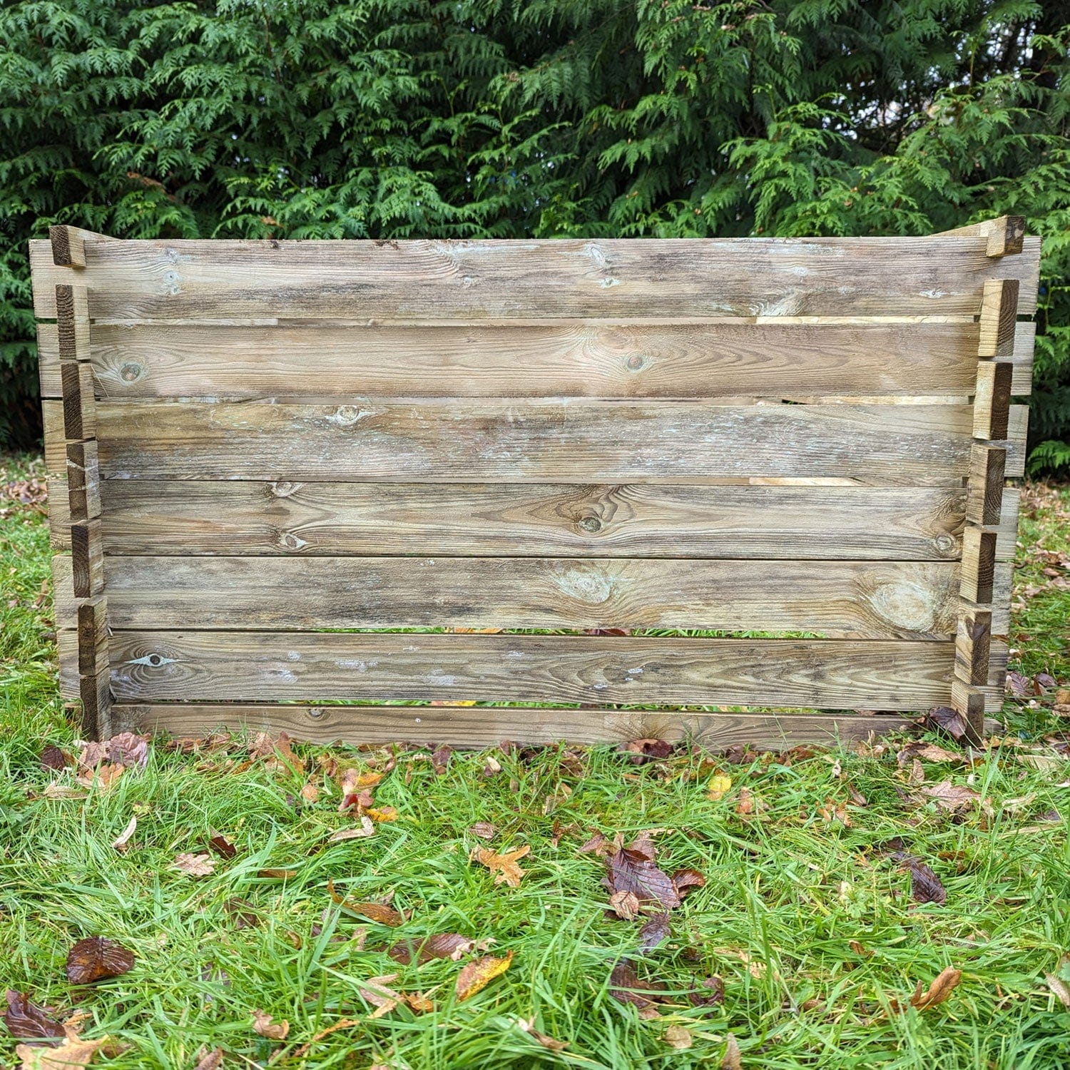 murodec 893 Litre Large Wooden Compost Bin – Slatted Airflow Composter